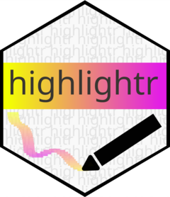 highlightr website